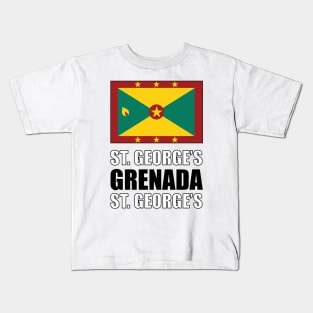 Flag of Grenada Kids T-Shirt